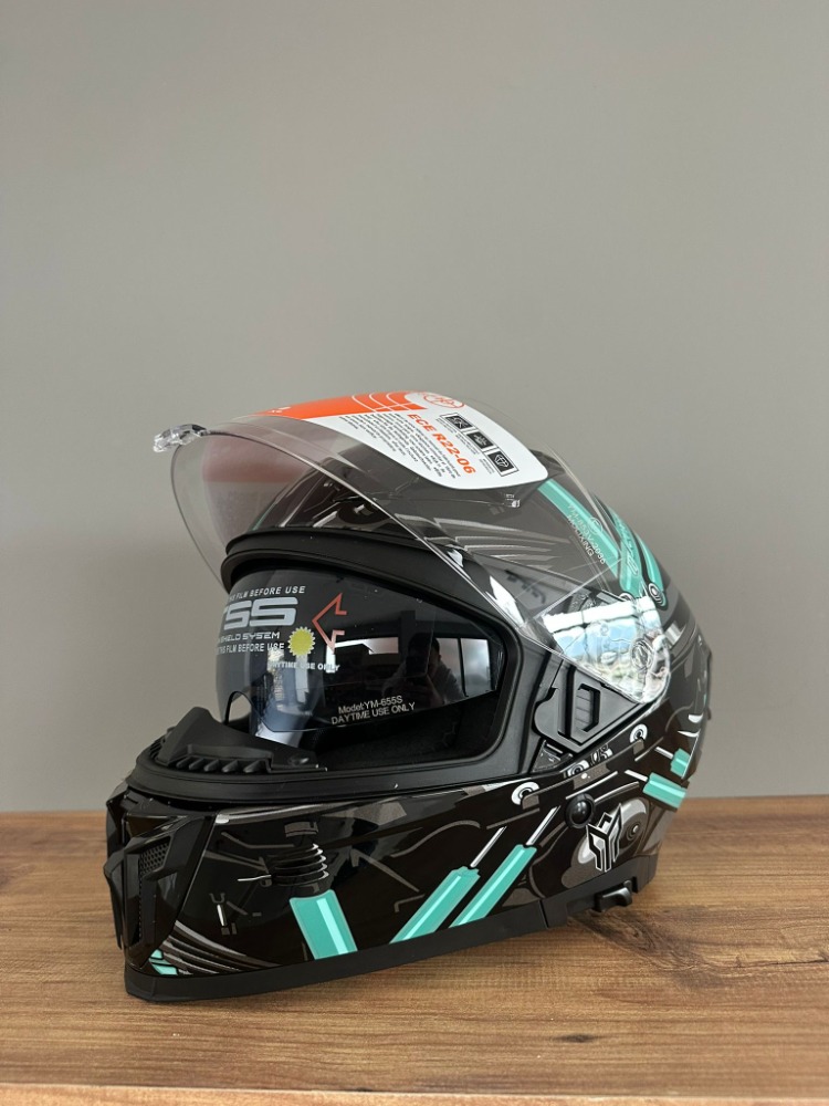 MOLIXING İÇİNDEN VİZÖRLÜ KASK MAVİ 