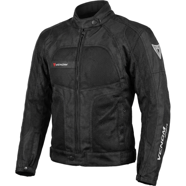 VENOM Dynamic 4 Mevsim Motosiklet Montu - Siyah