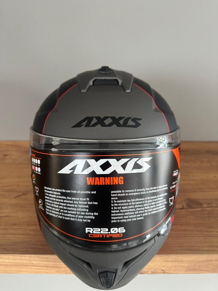 AXXIS DRAKEN S MP4 C5 MAT KIRMIZI