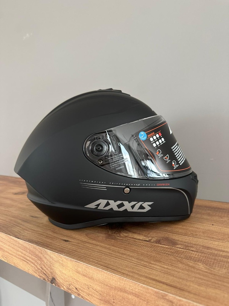 ️ Axxis Draken S Solid Mat Black Kask