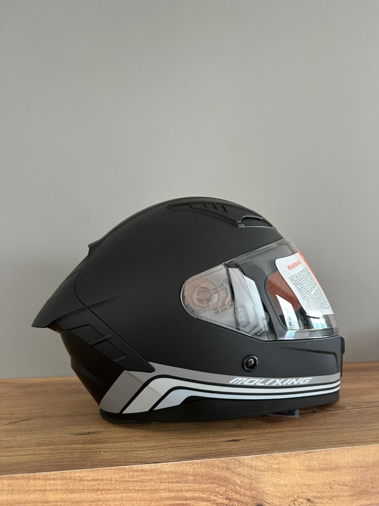 MOLIXING İÇİNDEN VİZÖRLÜ KASK MAT SİYAH