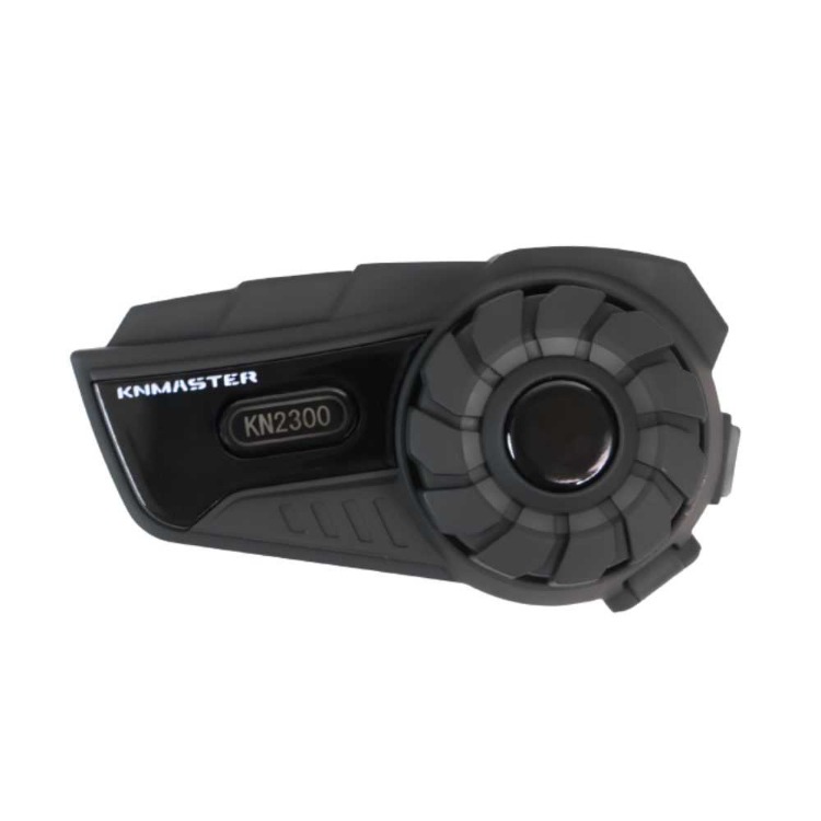 Knmaster KN2300PRO Motosiklet Kask İnterkom Bluetooth Intercom Kulaklık Seti – Siyah