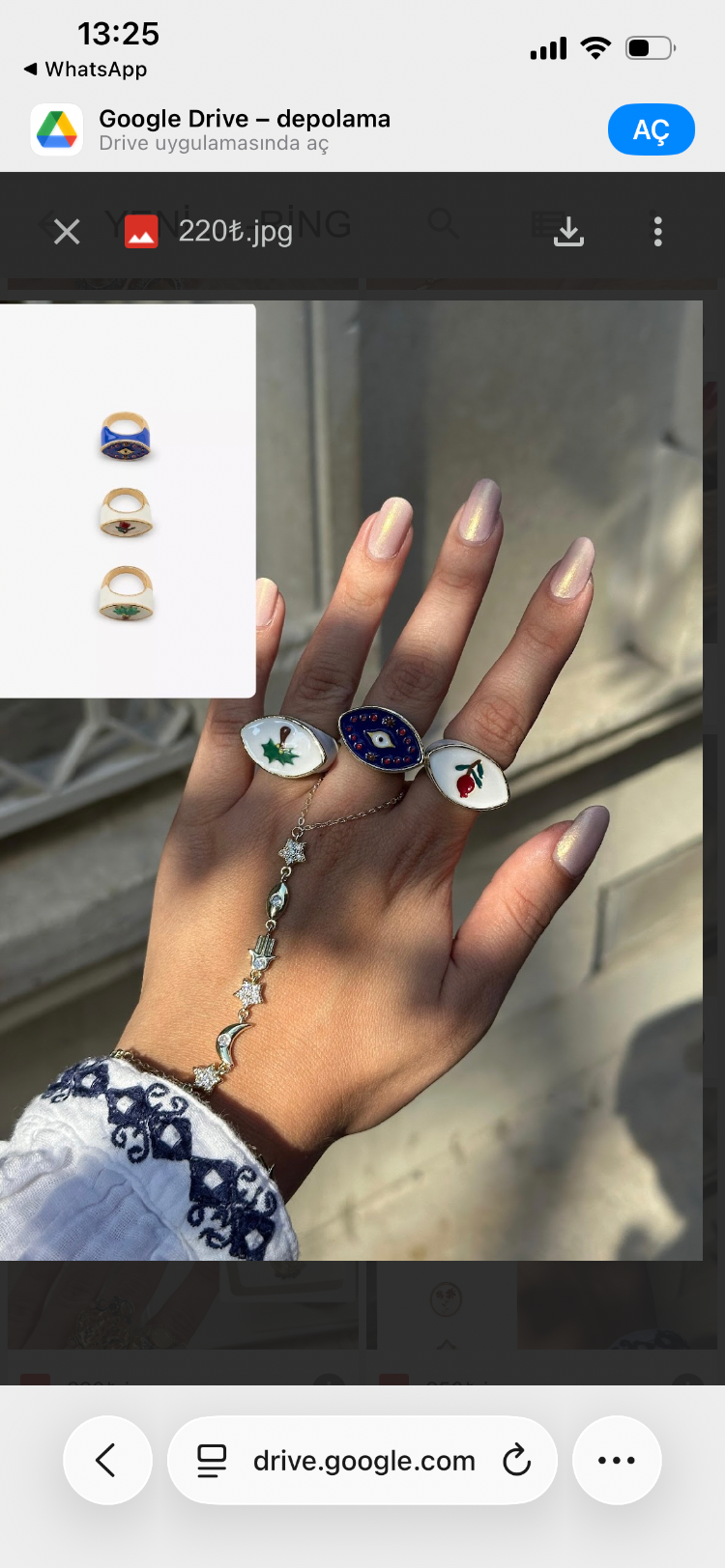Zra 3 lü set yüzük