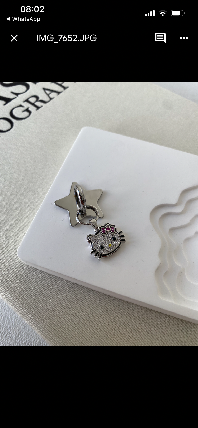 Hello kitty telefon charmı