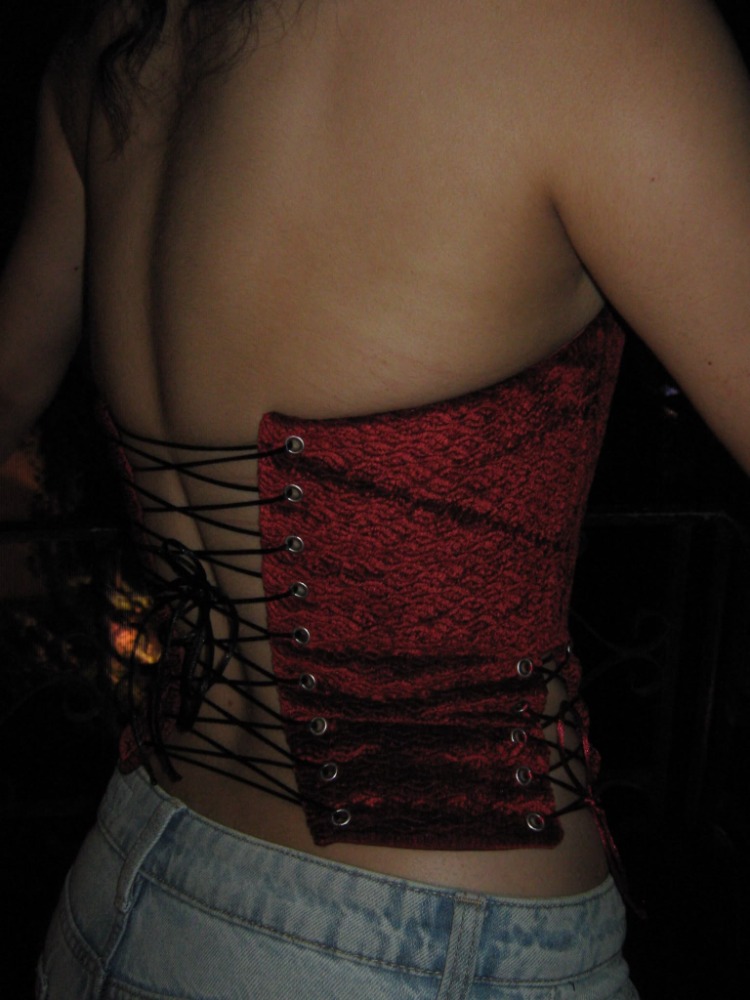 Red Velvet Corset