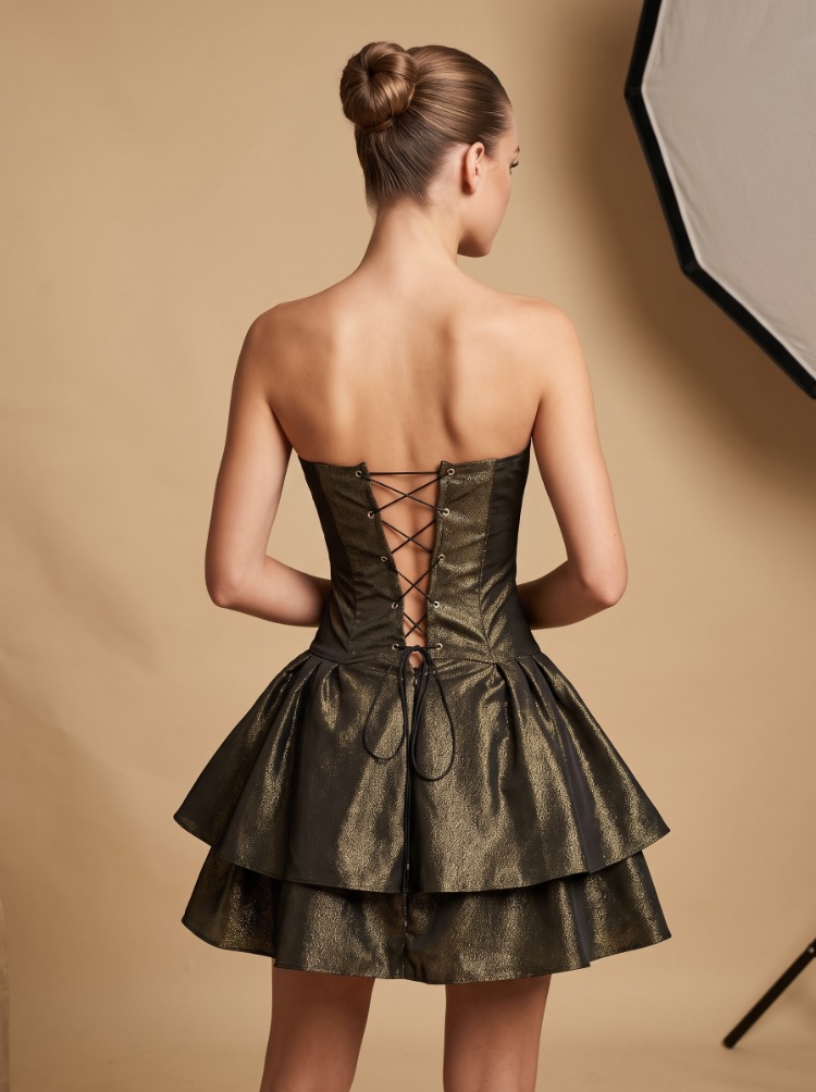 After Dark Shimmer Corset Dress