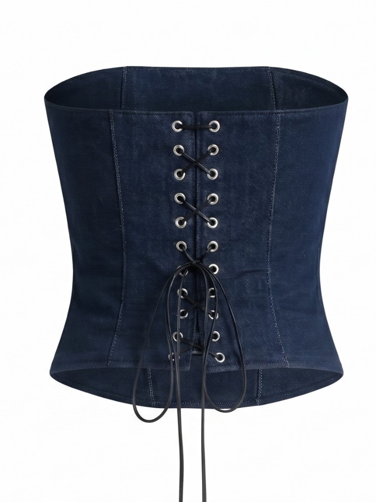 Aurelie Denim Corset
