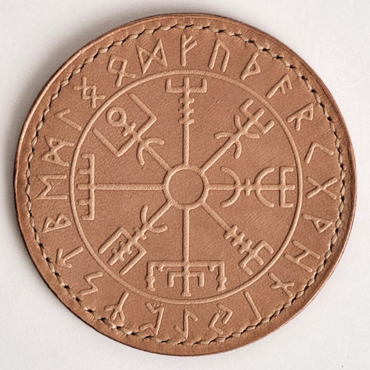 Viking Deri Bardak Altlığı