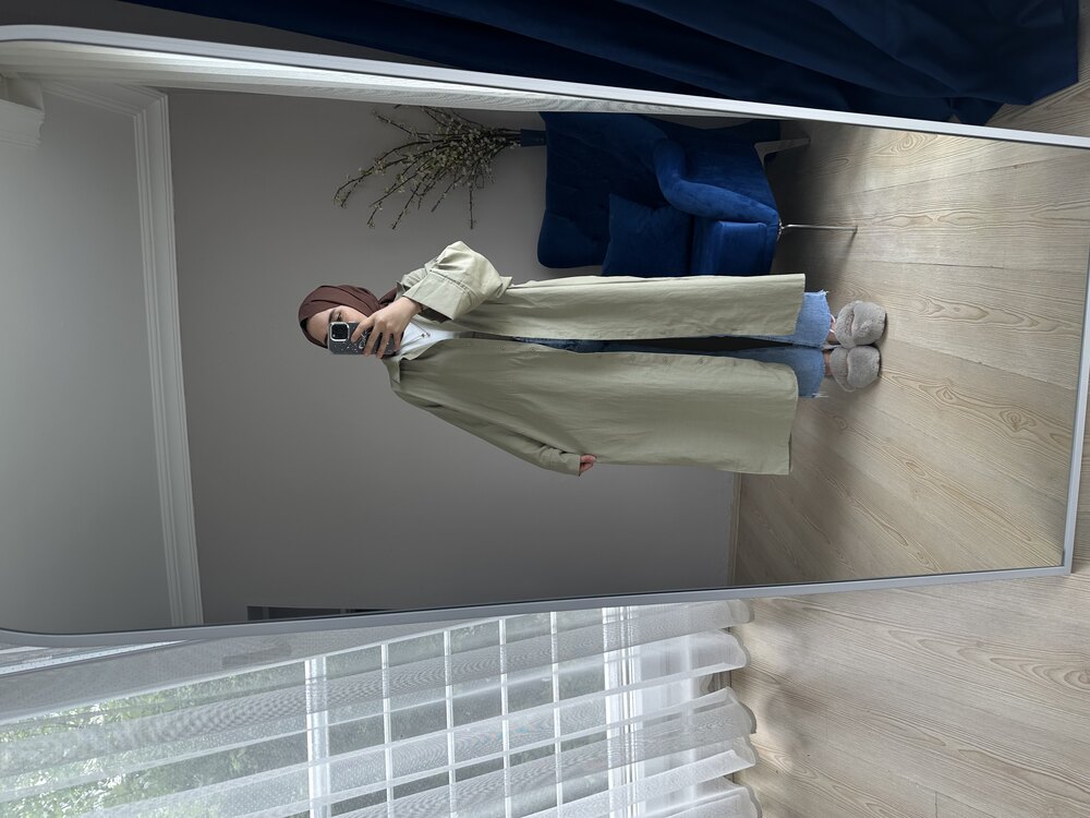 Tam boy oversize gömlek 