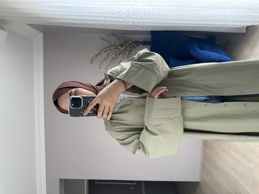 Tam boy oversize gömlek 
