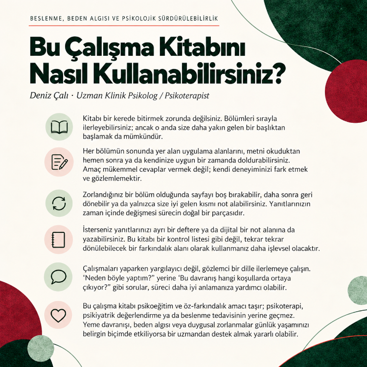 Yeme ile İlişkimiz: Bir farkındalık ve Uygulama Çalışma Kitabı 