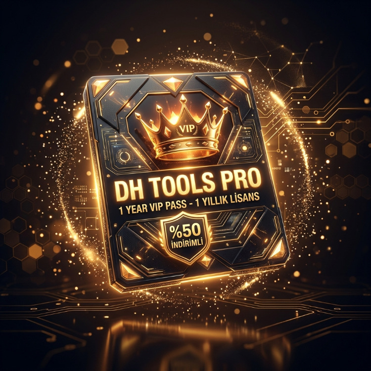 DH Tools PRO - 1 Yıllık Lisans (%50 İndirimli / En Popüler)