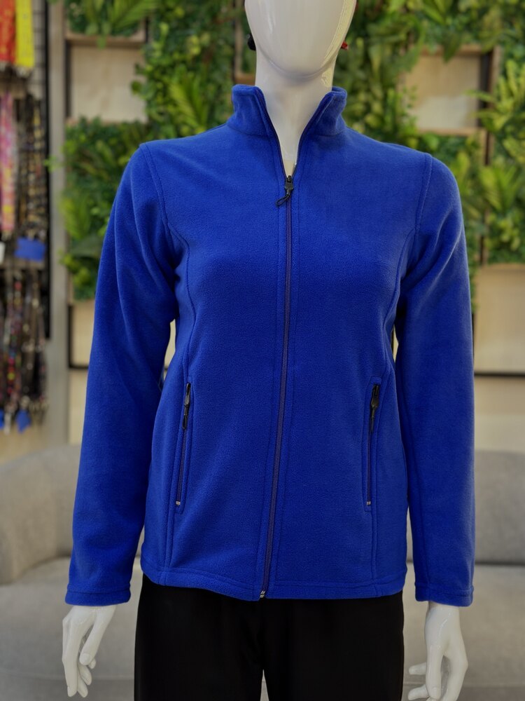 Saks mavi polar ceket