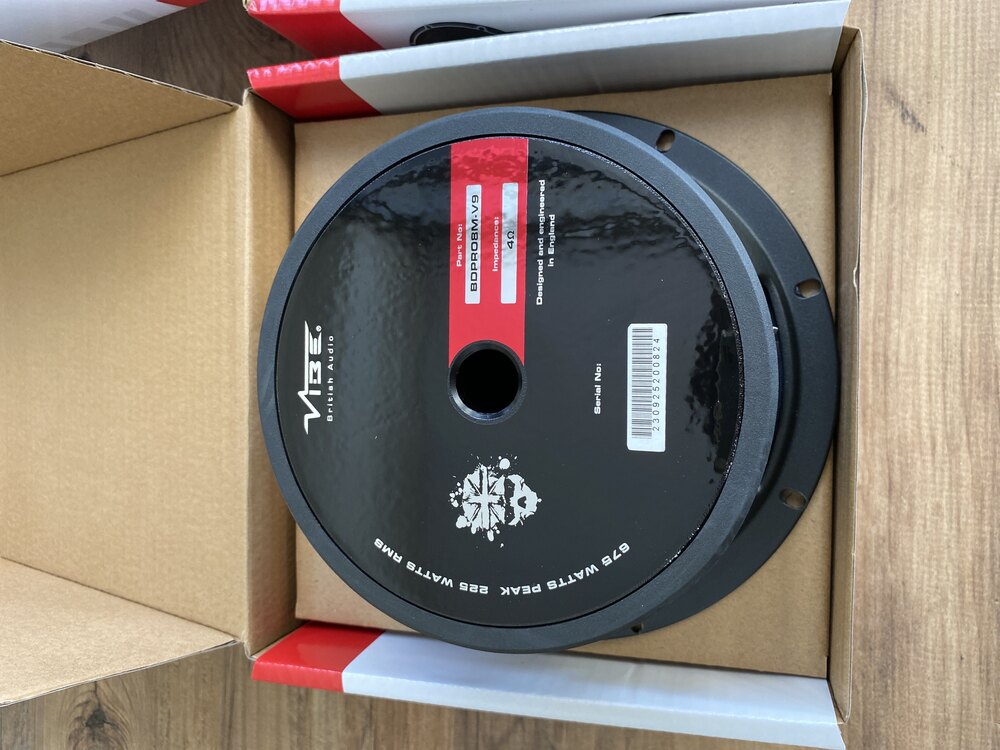 Vibe 20 cm YENİ SERİ 225 rms black death
