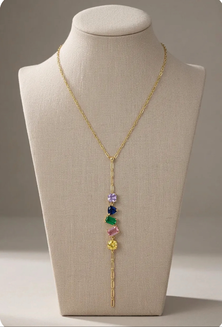 Rainbow Gold Necklace