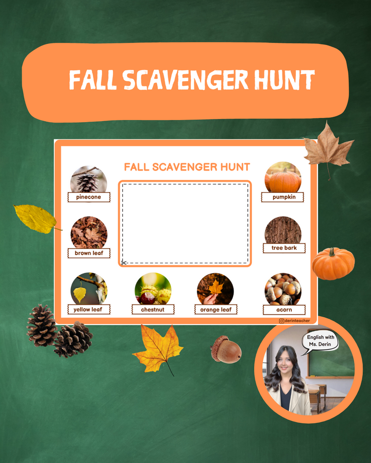 FALL NATURE SCAVENGER HUNT (PDF)