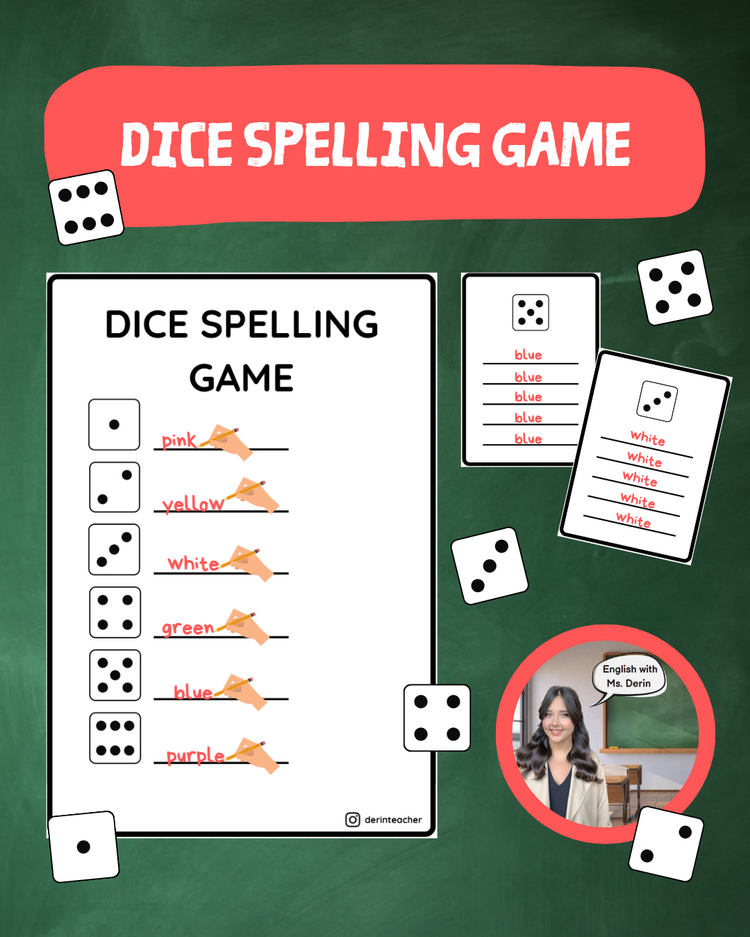 Dice Spelling Game (PDF)