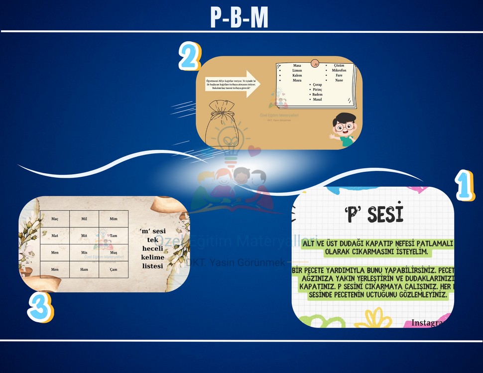 P-B-M İzoleden Fonolojik Becerilere
