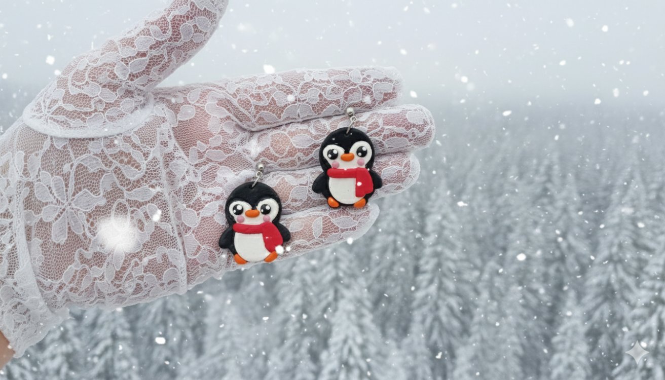 Penguen Küpe