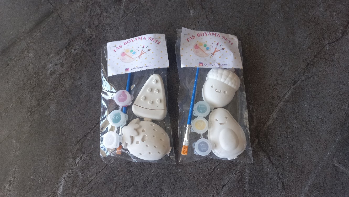 Meyveler Boyama Seti (1 set)