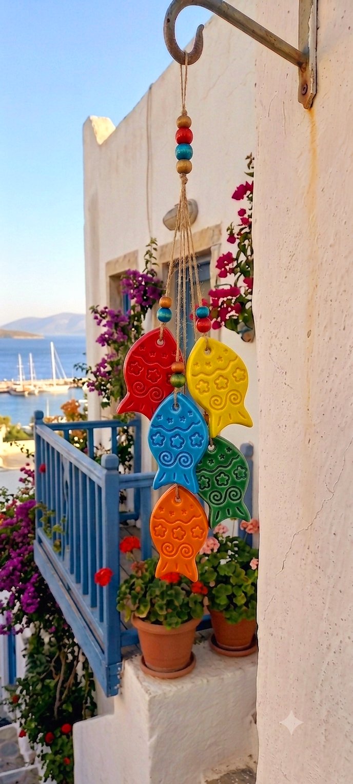Balıklı Duvar Süsü