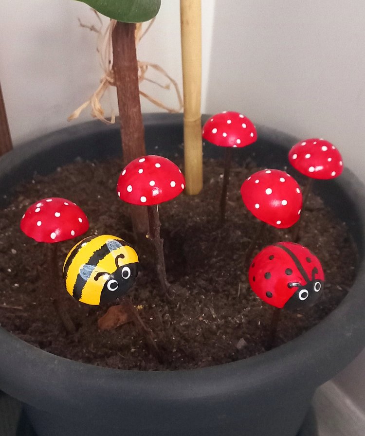 5 Adet Saksı Süsü