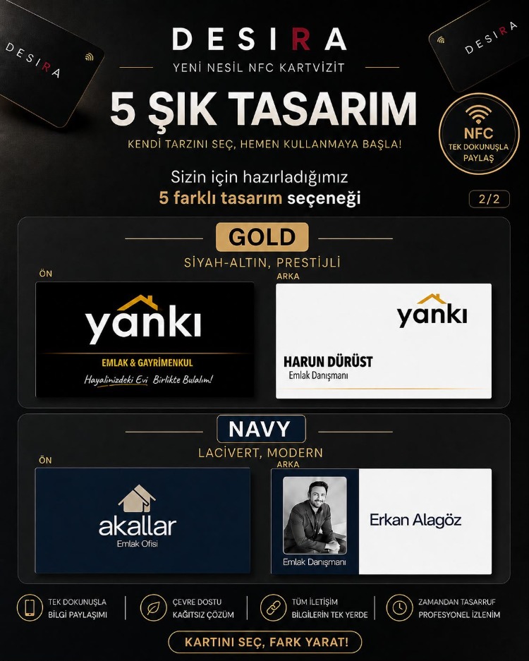 Temel Paket Dijital Kartvizit | Kişiye Özel Mobil Kartvizit Sayfası