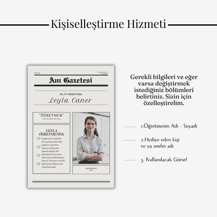 Anı Gazetesi - Öğretmenler Günü Hediyesi