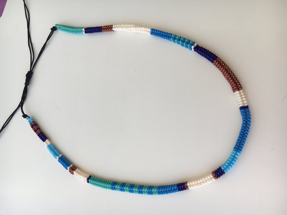 Herringbone Kolye Marine