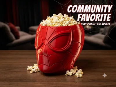 SpiderMan popcorn kasesi