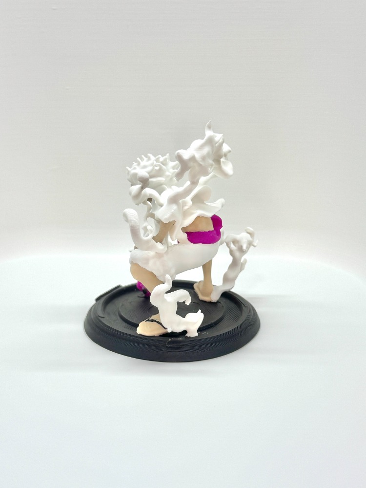 Özel Üretim Monkey D. Luffy - Gear 5 (One Piece) 3D Baskı Koleksiyon Figürü (10 cm)