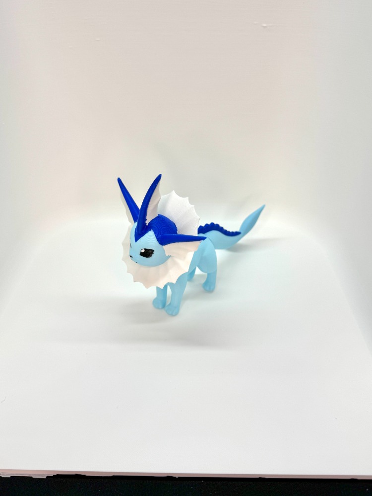 Özel Üretim Vaporeon (Pokémon) 3D Baskı Koleksiyon Figürü (10 cm)