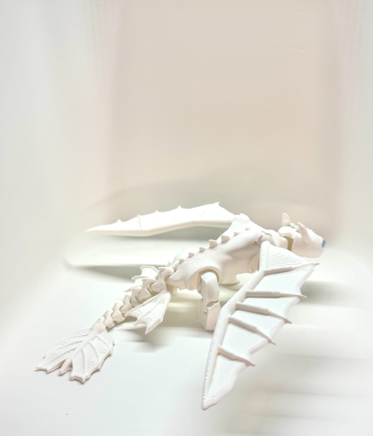 Özel Üretim Hareketli Işığın Öfkesi (Light Fury) 3D Baskı Koleksiyon Figürü/Oyuncağı