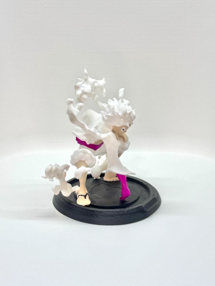 Özel Üretim Monkey D. Luffy - Gear 5 (One Piece) 3D Baskı Koleksiyon Figürü (10 cm)