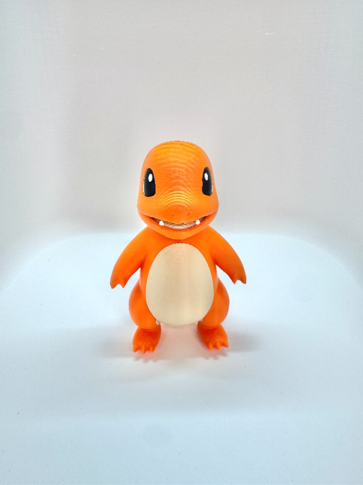 Özel Üretim Charmander (Pokémon) 3D Baskı Koleksiyon Figürü (10 cm)