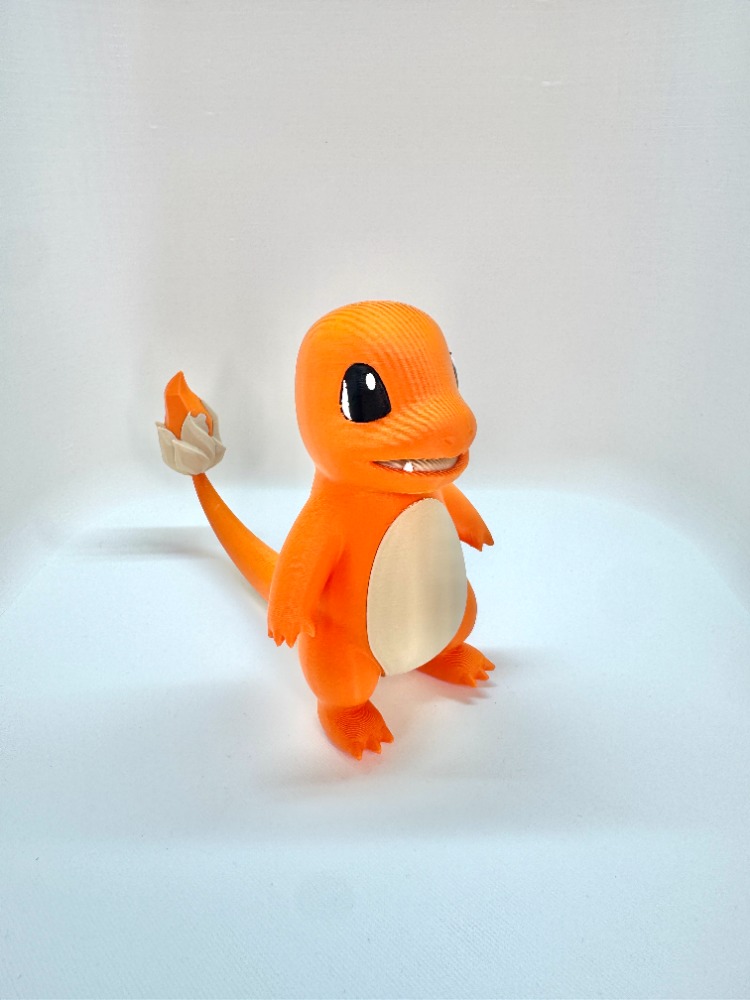 Özel Üretim Charmander (Pokémon) 3D Baskı Koleksiyon Figürü (10 cm)