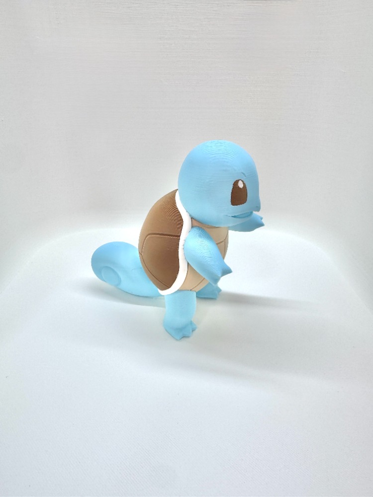 Özel Üretim Squirtle (Pokémon) 3D Baskı Koleksiyon Figürü (10 cm)