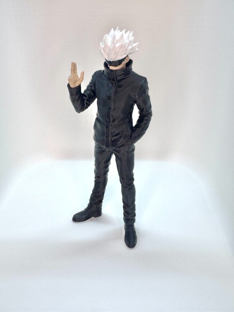 Özel Üretim Satoru Gojo (Jujutsu Kaisen) 3D Baskı Koleksiyon Figürü (18 cm)