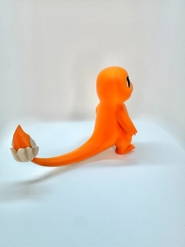 Özel Üretim Charmander (Pokémon) 3D Baskı Koleksiyon Figürü (10 cm)