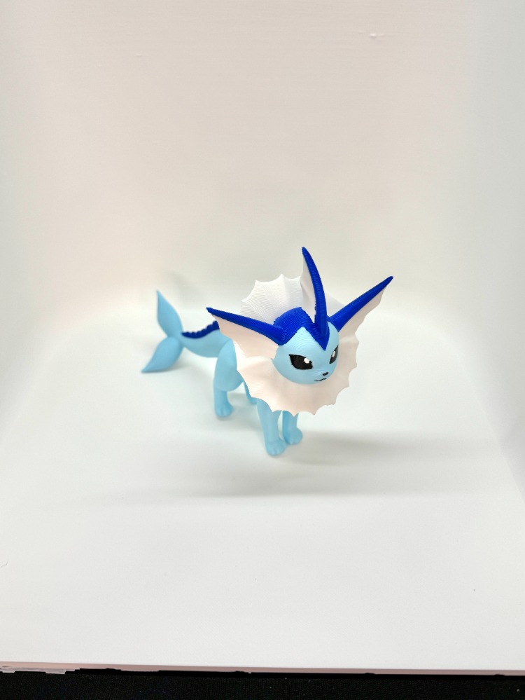 Özel Üretim Vaporeon (Pokémon) 3D Baskı Koleksiyon Figürü (10 cm)