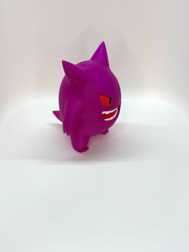 Özel Üretim Gengar (Pokémon) 3D Baskı Koleksiyon Figürü (10 cm)