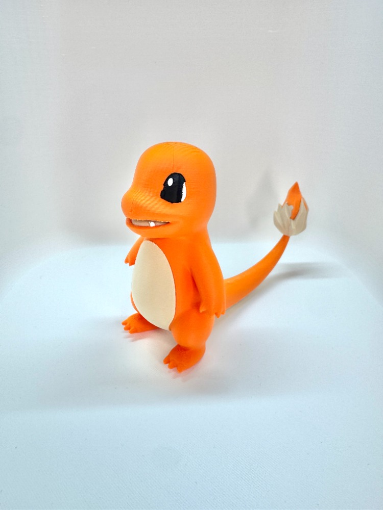 Özel Üretim Charmander (Pokémon) 3D Baskı Koleksiyon Figürü (10 cm)