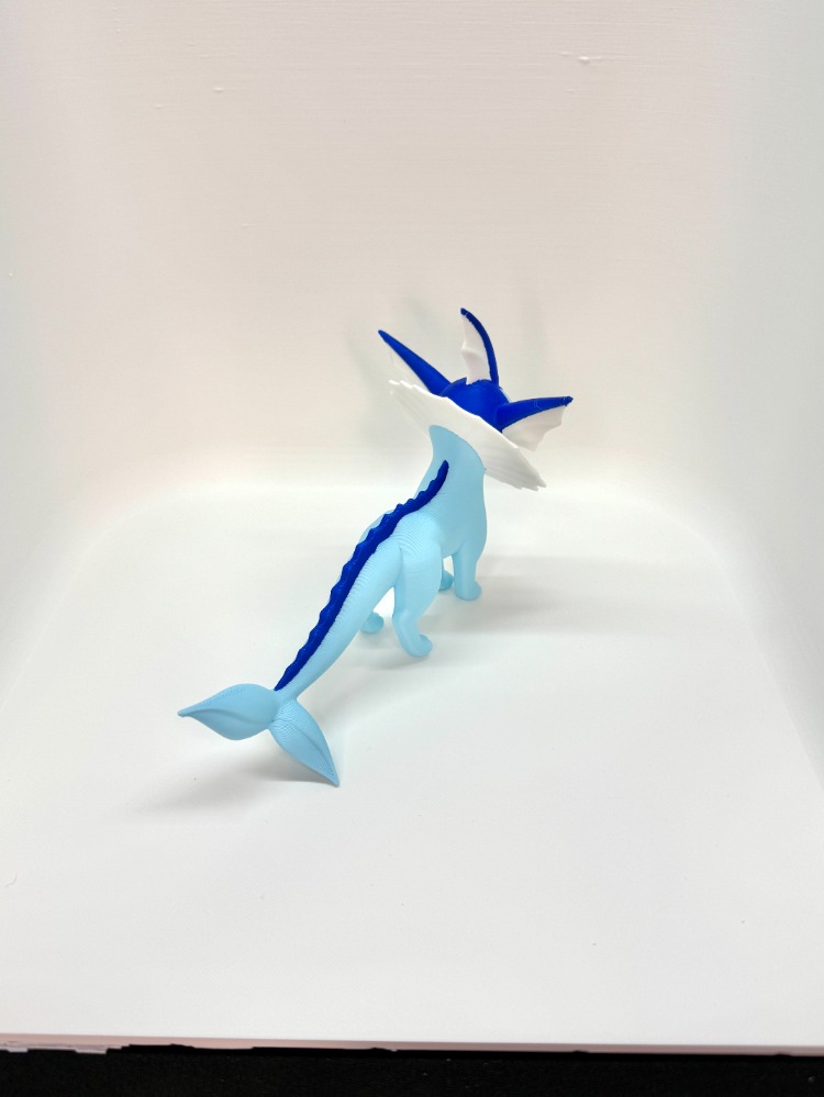 Özel Üretim Vaporeon (Pokémon) 3D Baskı Koleksiyon Figürü (10 cm)