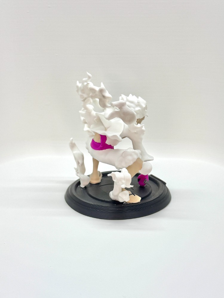Özel Üretim Monkey D. Luffy - Gear 5 (One Piece) 3D Baskı Koleksiyon Figürü (10 cm)