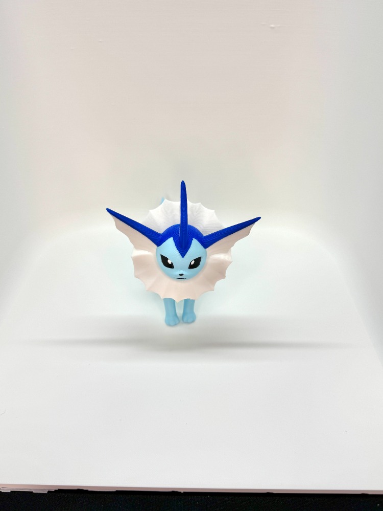Özel Üretim Vaporeon (Pokémon) 3D Baskı Koleksiyon Figürü (10 cm)