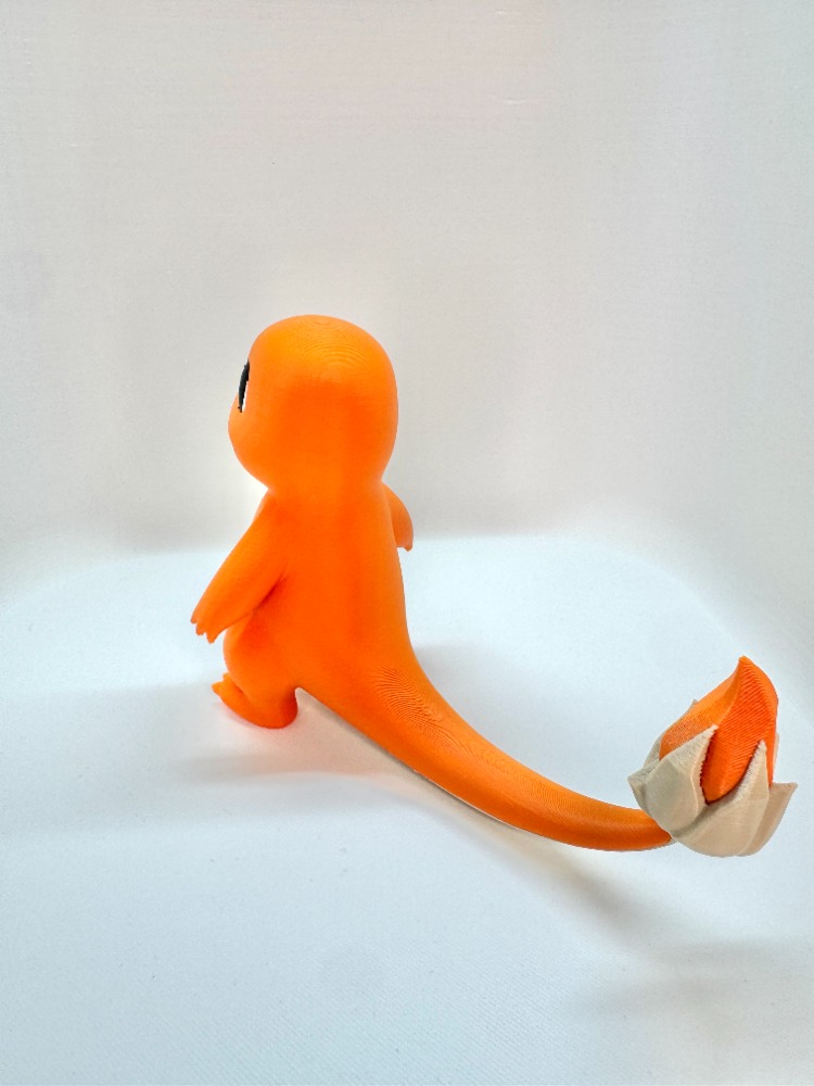 Özel Üretim Charmander (Pokémon) 3D Baskı Koleksiyon Figürü (10 cm)