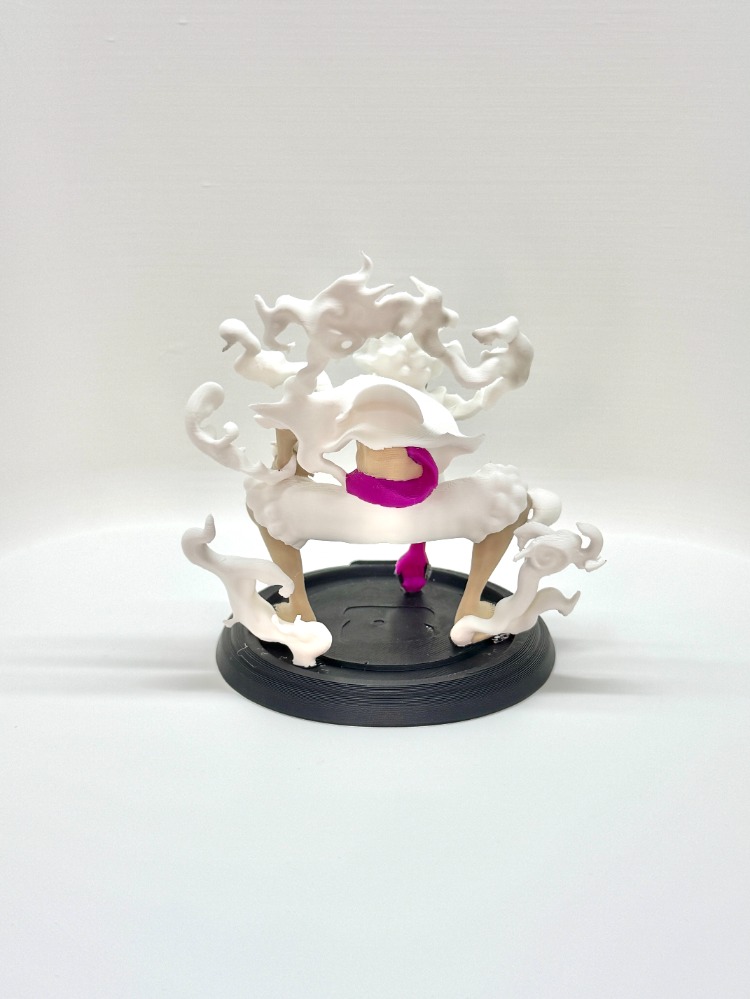 Özel Üretim Monkey D. Luffy - Gear 5 (One Piece) 3D Baskı Koleksiyon Figürü (10 cm)