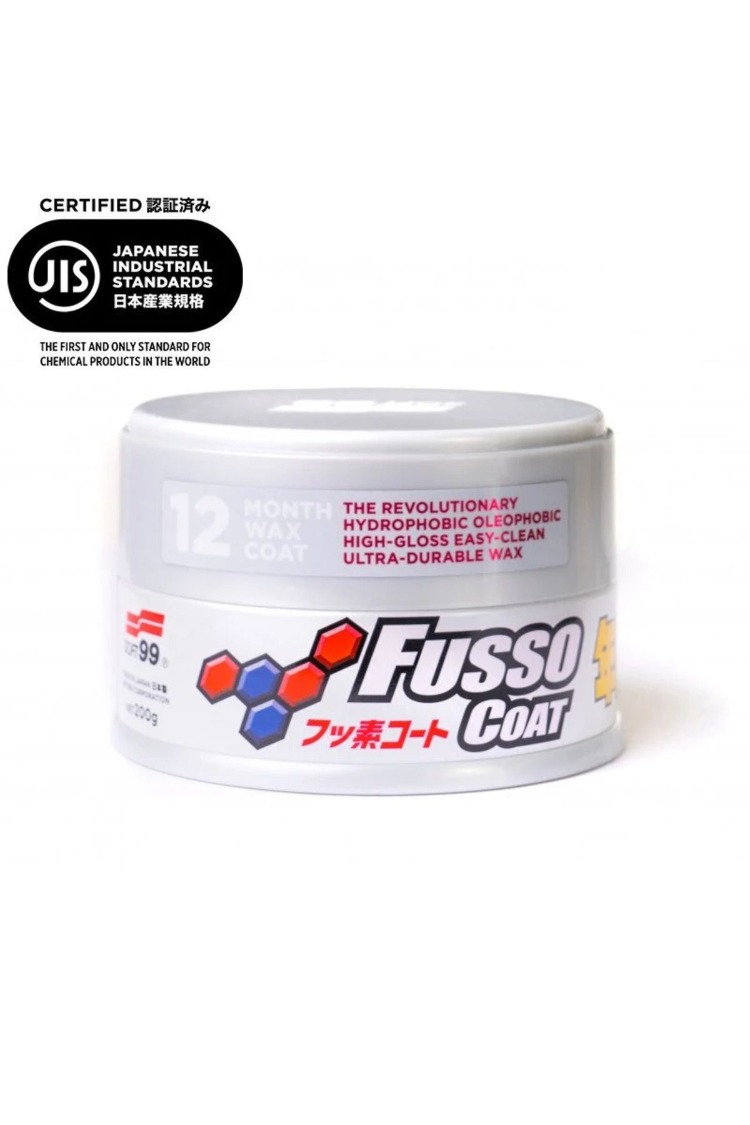 soft99 Fusso Coat 12 Aylık Wax Açık Renk Avrupa Versiyon 200gr.