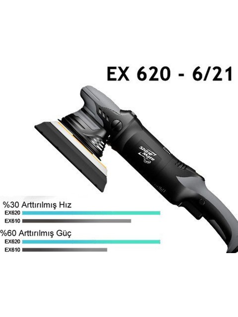 Shine Mate EX620 6/21 Orbital Deluxe Polisaj Makinesi 150MM