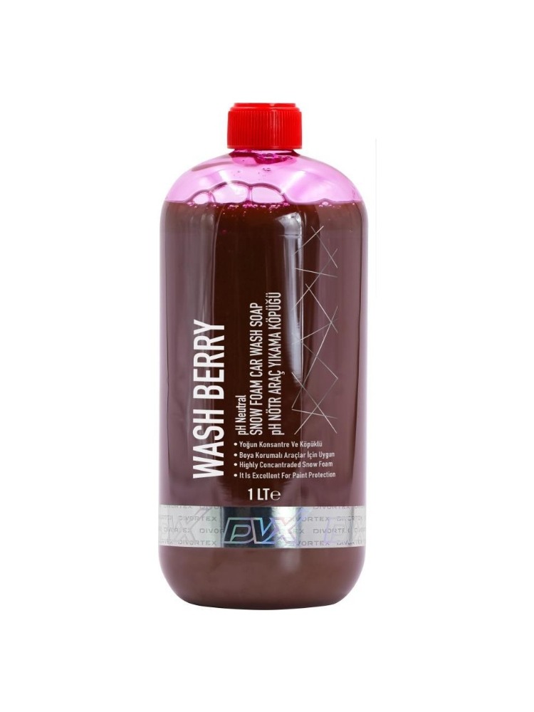 Divortex Dvx Wash Berry Ph Nötr Oto Şampuanı 1 Lt.